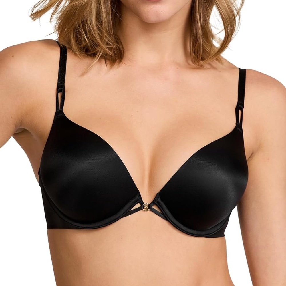 Victoria's Secret Very Sexy Padded Demi Bra Black